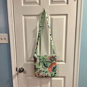 Vera Bradley Crossbody Bag (Mint Green Floral)